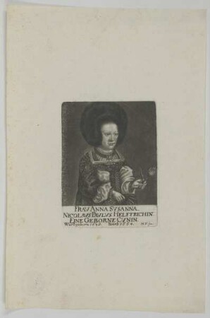 Bildnis der Anna Susanna Helffrich