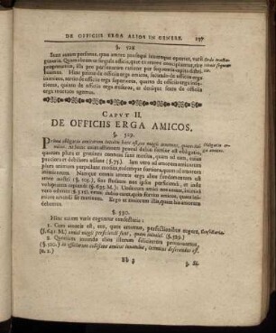 Caput II. De Officiis Erga Amicos