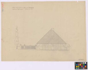 Thon (Nürnberg): Altes Bauernhaus genannt Schwedenhaus (erbaut um 1600). Haupthaus (Ansicht)
