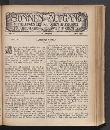 Heft 6. 18. Jahrgang. März 1916