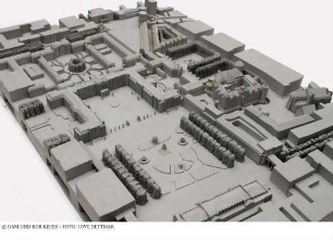 Innenstadterneuerung Stuttgart (Charlottenplatz und Schlossplatz) - Modell der Gesantanlage