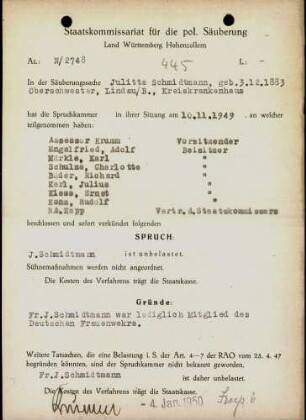 Schmidtmann, Julitta