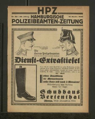 Nr. 22 * 20. Jahrg. 15. Novbr. 1930