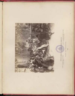 [7.] Gustav Adolph empfängt seine Gemahlin (Im Schlosse zu Hanau).