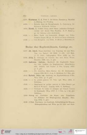 Bücher und Kupferstichkunde, Cataloge etc (Nr. 4137 - 4189)