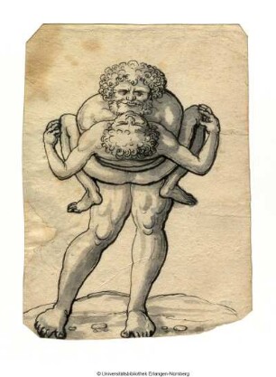 Herkules und Antäus (?)