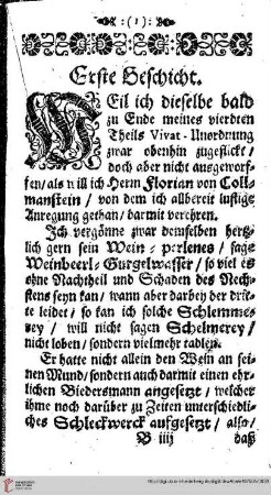 Erste Geschicht
