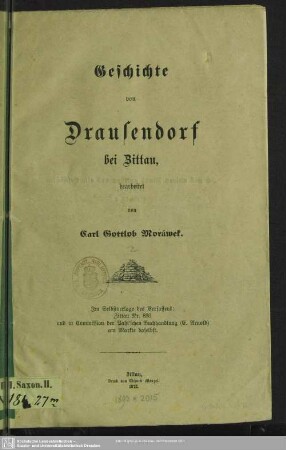 Geschichte von Drausendorf bei Zittau