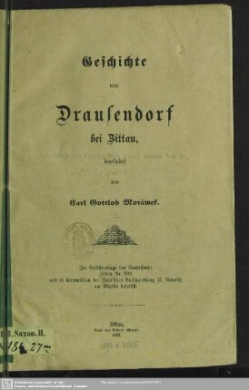 Geschichte von Drausendorf bei Zittau