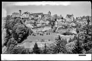 Blick auf Burg Hohnstein