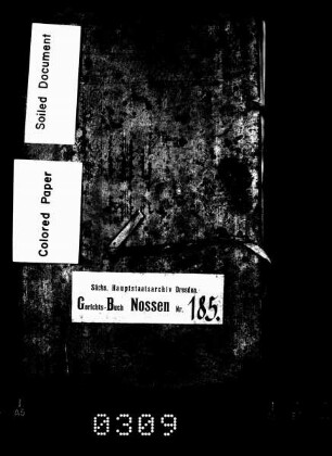 Gerichtshandelsbuch von Gohla