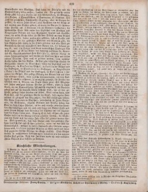 416 Kirchliche Mittheilungen