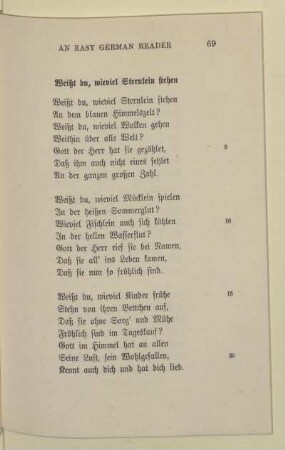 Weißt du, wieviel Sternlein stehen