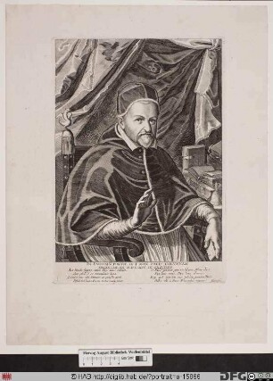 Bildnis Papst Paul V. (Camillo Borghese) (reg. 16. 5. 1605 - 28. 1. 1621)