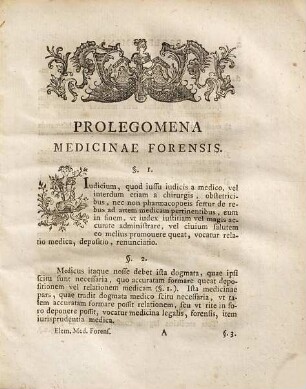 Elementa medicinae forensis ...
