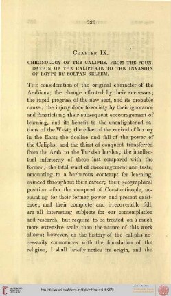 Chapter 9: Chronology of the Caliphs and Moslem Kings of Egypt
