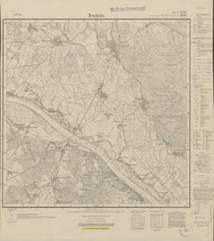 2731 (alte Nr.: 1303) Neuhaus a. d. Elbe, Meßtischblatt (4cm - Karte)