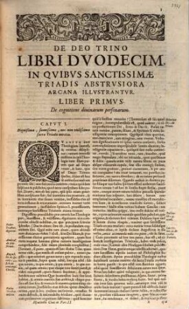 Theologus ecclesiastes : S. Theologia ex select. SS. Patrum ... testimoniis ... contexta, [2,2]. De Deo Trino ...