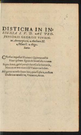 Disticha ...