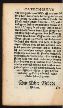 Dat Achte Gebodt Gades.