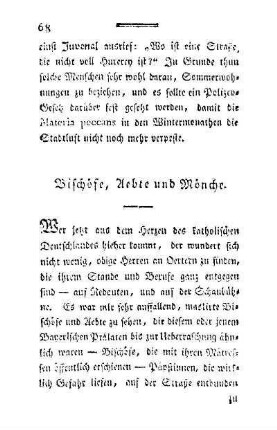 Bischöfe, Aebte und Mönche