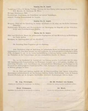 Einladung zur Theilnahme an der II. Versammlung österreichischer Anthropologen und Urgeschichtsforscher : am 12., und 13. August d. J. in Salzburg zusammentreten wird