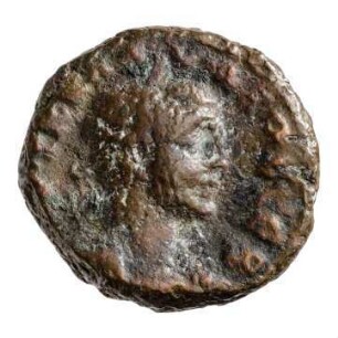 Münze, Tetradrachme, (Geißen); 268 / 269 n. Chr.