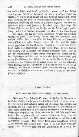 Achtes Kapitel