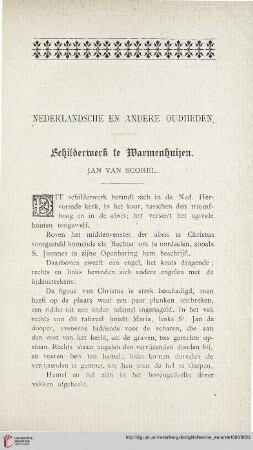 Nederlandsche en andere Oudheden