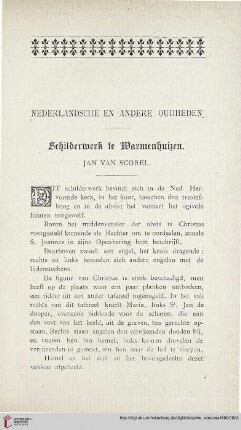 Nederlandsche en andere Oudheden