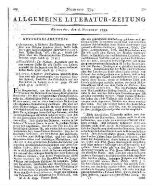 Less, G.: Entwurf eines christlichen Religions-Unterrichts für gebildete Konfirmanden. Hannover: Hahn 1797