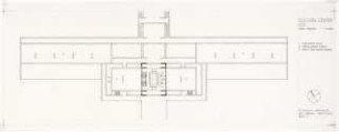 Kulturzentrum, Ios: Grunriss Obergeschoss 1:200
