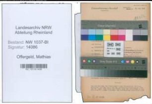 Entnazifizierung Mathias Offergeld , geb. 11.01.1898 (Bergarbeiter)