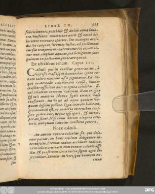 De affectibus renum. Caput III.