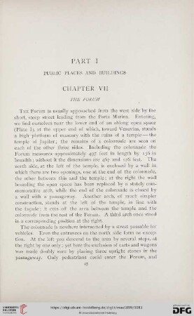 Chapter VII.: The Forum