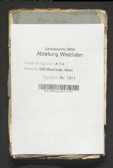 Reiste: Schultenhof und Unterhöfe: 1. Jurgen Schulten 1528; 2. Jurgen Schulte ./. Heyneman Kerll, Hoveling zu Wenholthausen; Urteil des Christoffer von Loen, Freigraf zu Arnsberg und Freivogt zu Meschede; Absetzung wegen Nichteinhaltung der Verpflichtung zur persönlichen Bebauung des wüsten Gutes und Errichtung eines Gebäudes 1536; 3. Lehnbrief für Jürgen Freboling namens seiner Kinder des + Jurgen Schulte 1541; 4. Volpert Schulten; 5. Volpert Schulten ./. seine Hovelinge zu Nieder-Reiste, Beisinghausen, Bremke und Frielinghausen wegen etlicher Haferpächte 1572; 9. Wilhelm Schulte zu R. ./. Kinder des Caspar Wendt zu Westenfeld: Veräußerung seines Unterhofes ohne sein Wissen und Nichtentrichtung der Pacht 1583-84; 12. Schweder Schulte ./. Tonis Reuper (Röper) zu Beisinghausen: Rückgängigmachung des Verkaufs des Gutes 1626; 24. desgl. ./. Joh. Dömmeken zu Bremke wegen Verpfändung einer Wiese 1627; 26. Ermahnung des Propstes zur besseren Aufsicht über die Afterlehen, insbesondere Wiederbesetzung der ledigen Güter Bottmars und Mollers 1649; 28. Aufforderung zur Entrichtung des Hergewedes 1659; 30. Propst ./. Wilhelm Schulten und Henrich Reuper zu Beisinghausen wegen Veräußerung des Unterhofes 1667; 31. Aussage über die Verpflichtungen des Tonis Hop zu R. 1669; 33. Aufforderung an die Subvasallen zur Designation (Hermann Jörgen zu Büemke - Jürgen Henrichs Huneken, Henrich zu Nieder-Reiste, Joh. Pletz zu Beisinghausen, Volpert Klöpper daselbst, Thonies Moller zu Bremke, Hans Becker zu Beisinghausen, Henrich Lohagen zu Büenfeld, Dirck Lutter zu Altenilpe, Joh. Bottmer zu Bremke, Paul Klauke zu Frielinghausen, Jost Dömmeke zu Bremke, Ebbert Veck zu Bremke und Rotger Wortmann zu Nieder-R.) und Empfang von Gewinnbriefen 1671-72; 39. Lehnbrief für Thönies Schulten 1700. 1724; 42. Joh. Schulten 1732. 1764; 45. Joh. Jost Schulten 1793; 47. Spezifikation der zum Schultenhof gehörenden Stücke und Lasten sowie die der Hovelinge 18. Jh.; 63. desgl. des Hinrich Roeper zu Beisinghausen 1653; 65. Verzeichnis der 19 Afterlehen 1672; 67. Spezifikation des Vents-Gutes zu Westenfeld 17. Jh.; 70. Spezifikation des Schultenhofes und der Hovelinge 1653