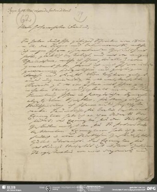 Eigenh. Brief von Johannes Schulze an August Wilhelm von Schlegel, Berlin, 10.05.1842