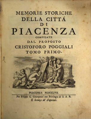 Memorie Storiche Di Piacenza, 1