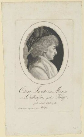 Bildnis der Clara Jacobina Maria Oelhafen
