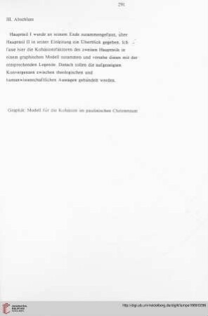 III. Abschluss