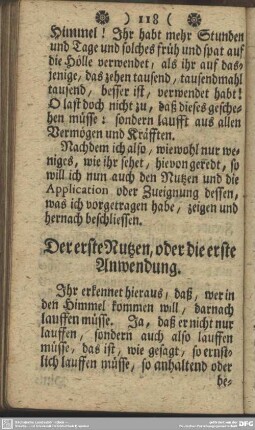 VI. Der Gebrauch und Nutzen
