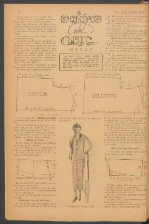 La enseñanza del corte : Modas