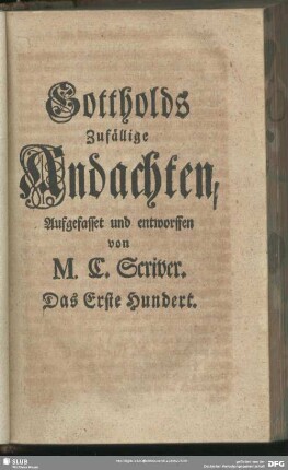 Das Erste Hundert