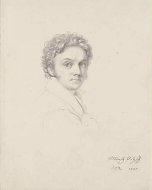 Selbstbildnis Retzsch, Moritz (1779-1857), Maler, Zeichner, Radierer