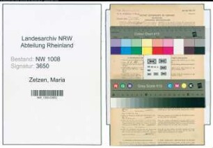 Entnazifizierung Maria Zetzen , geb. 15.11.1891 ()