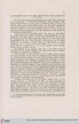 Ein signiertes Bild von Josef Grandauer in der Sammlung R. Wittig