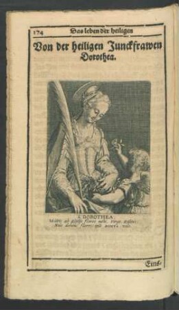 Von der heiligen Junckfrawen Dorothea.