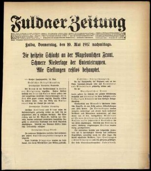 Ausgabe vom Donnerstag, den 10. Mai 1917.