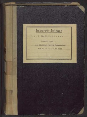 Stadtverordnetenversammlung 1931-1933