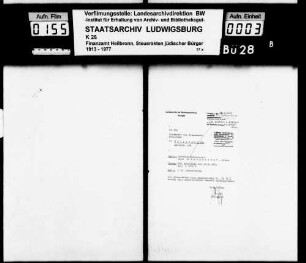 Flegenheimer OHG; Handel mit Landesprodukten Inhaber: Flegenheimer, Isidor; Oppenheimer, Theodor Firmensitz: Heilbronn